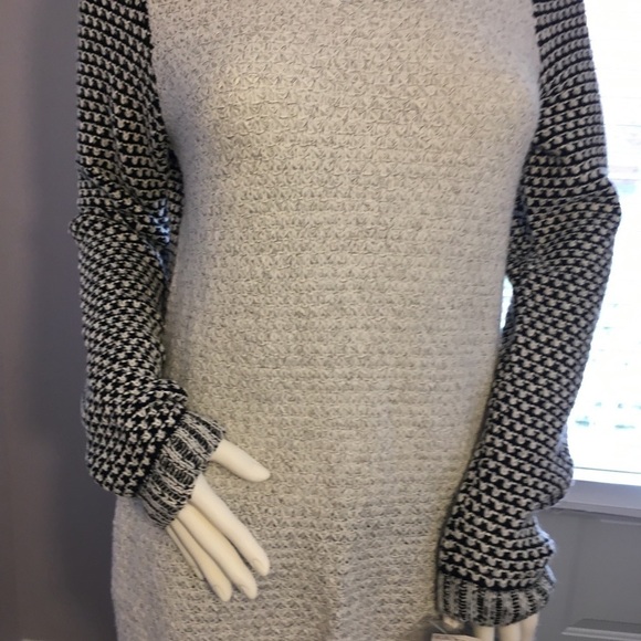 Style & Co Womens Size M Long Sleeve Cardigan Black Gray Cable Knit Sweater - Picture 8 of 10